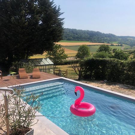 Gite Piscine Jacuzzi Privatises Clos Valentin Freulleville المظهر الخارجي الصورة