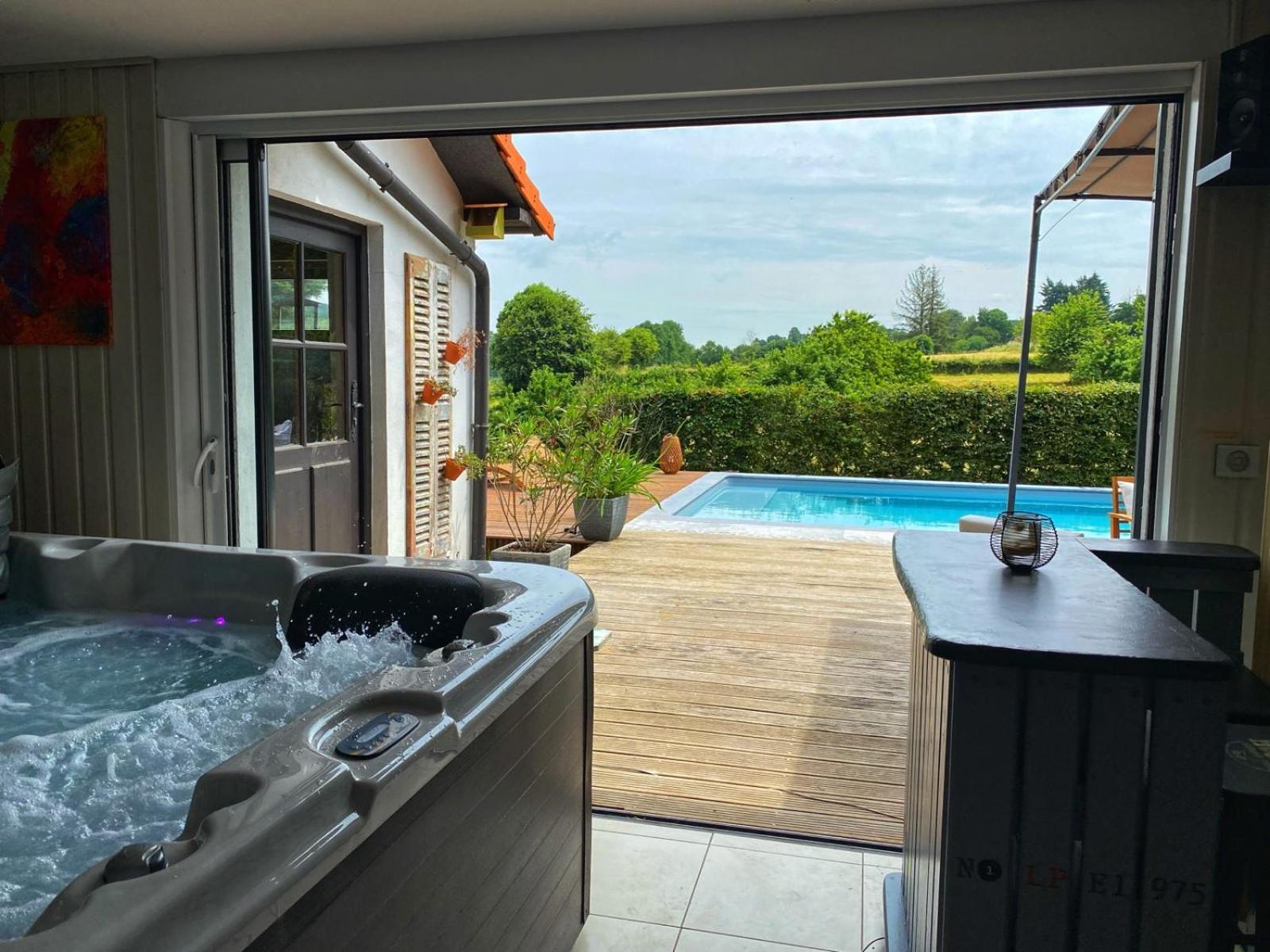 Gite Piscine Jacuzzi Privatises Clos Valentin Freulleville المظهر الخارجي الصورة